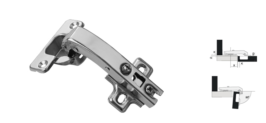 90 Concealed Hinge, 90 degree